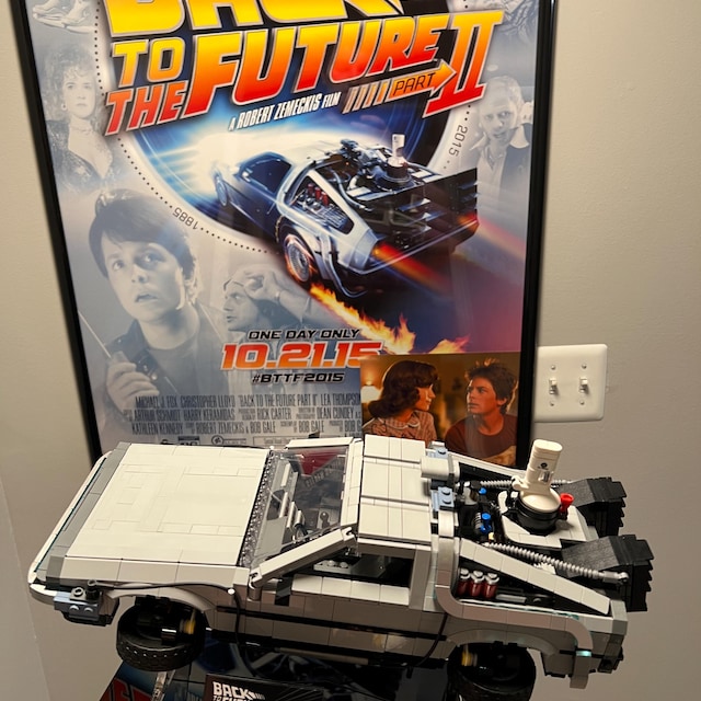 バック・トゥ・ザ・フューチャー タイムマシンセット 10300用アクリル