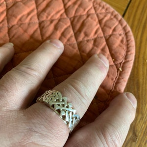NEW Design DUAL PUZZLE Ring Handmade Turkish Puzzle Ring 4+4
