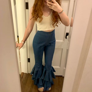 mamma mia flare jeans