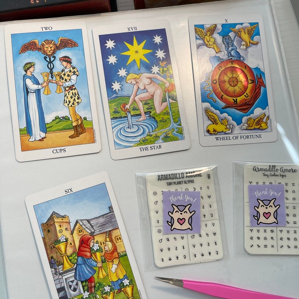 DIGITAL Tarot 3.7 Inch Tall Deck Printable Featuring All 78 Cards Pdf ...