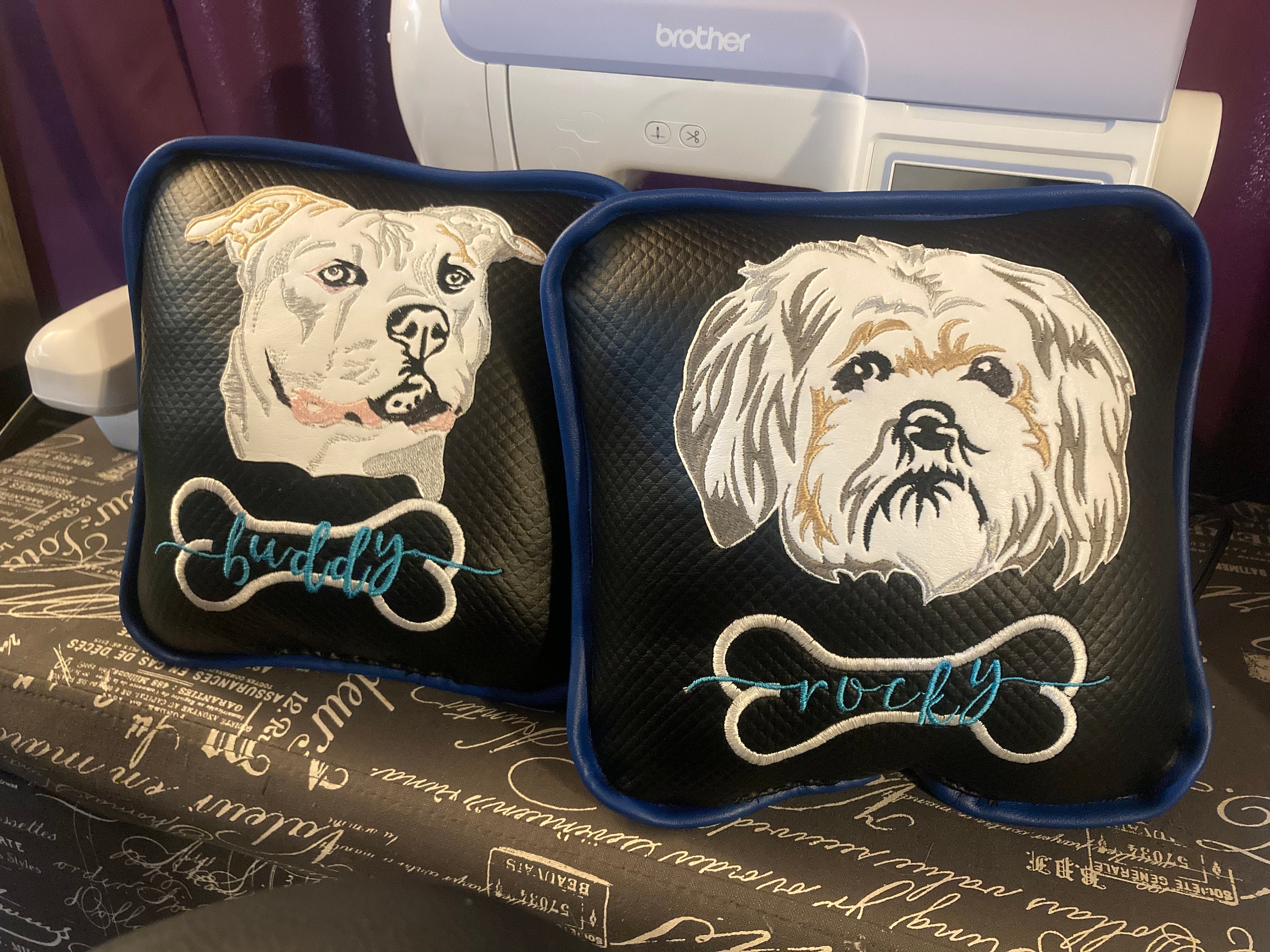 Customer photo for Hello - Embroidery font