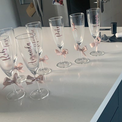 Personalised Prosecco Glasses - Etsy
