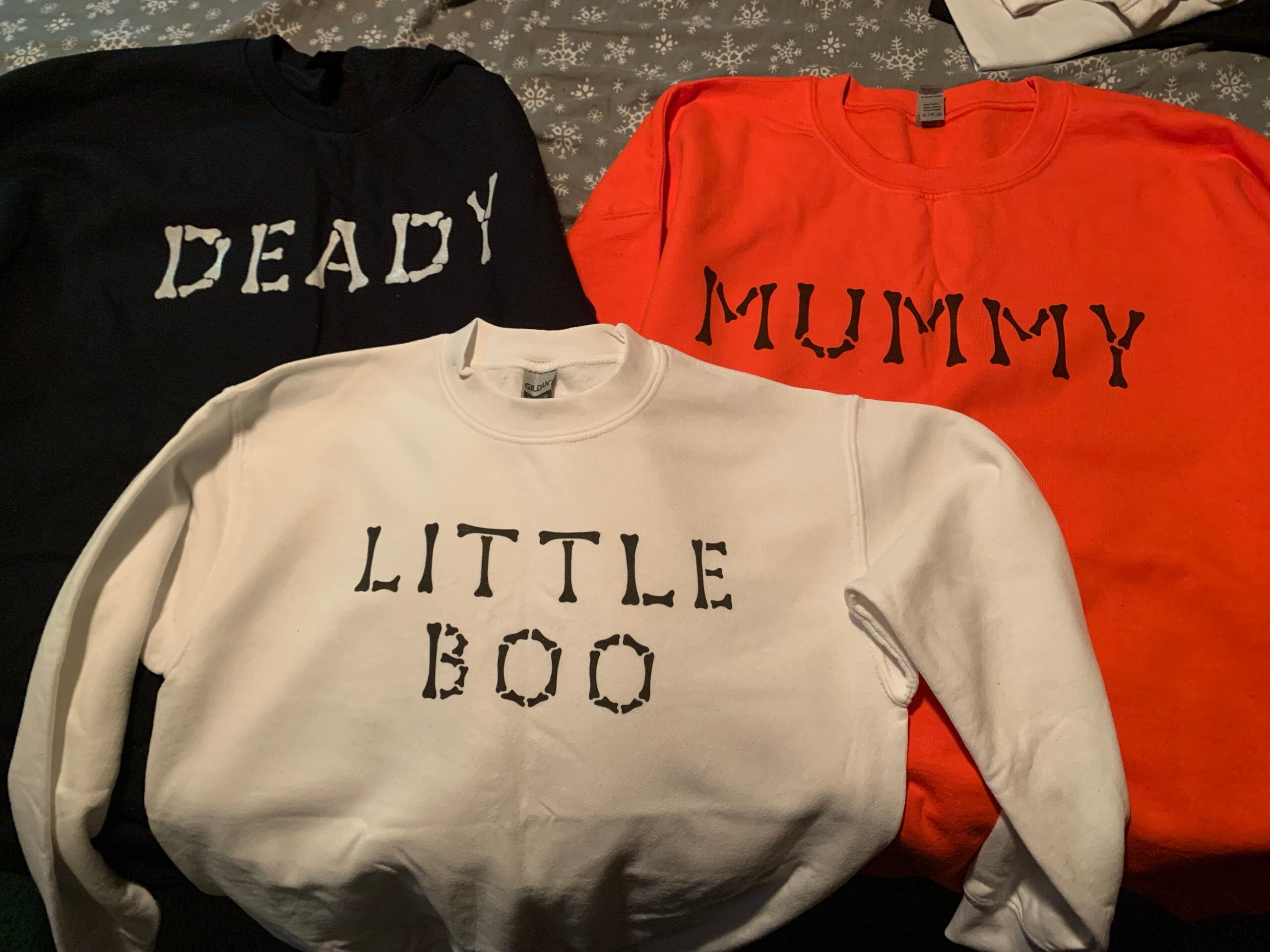 Halloween Couple Sweatshirts, Matching Halloween Family shirts, Mom Dad Baby Toddler Shirt, Kid Halloween Party Shirt, group halloween shirt