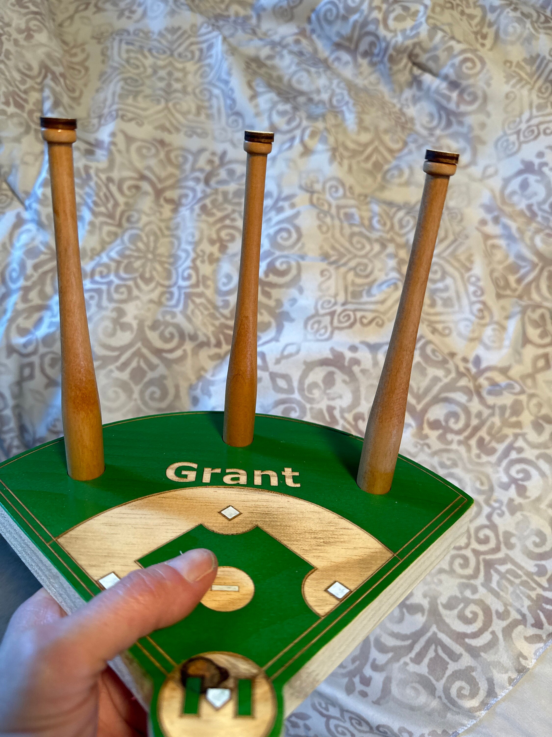 BASEBALL or SOFTBALL RING Holder + Tournament Ring Display + Championship Ring Rack + Customized Gift