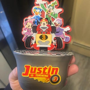 Mickey Roadster Racers Pringles/Mickey party decorations/Mickey Mouse party supplies/Customized Pringle/Personalized Pringle/Disney's Mickey