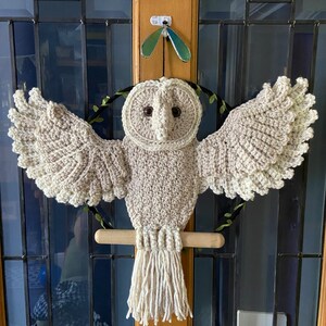Barn Owl Wall Hanging Crochet Pattern PDF File - Etsy