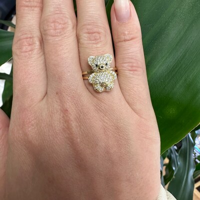Gold Butterfly Ring main image 1