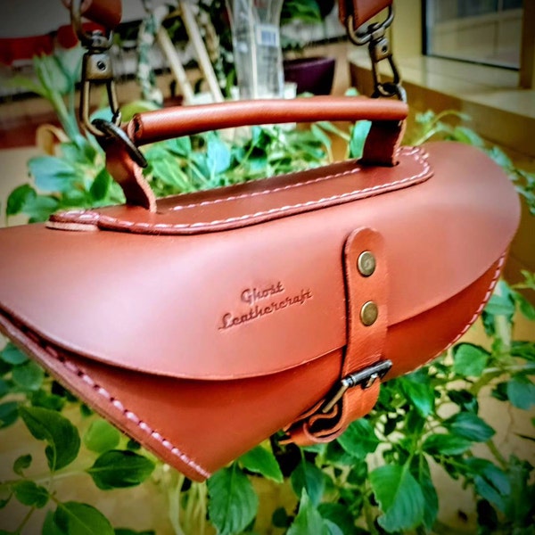 Catherine Bag: PDF Pattern for Leather Shoulder Bag | Letter & A4 | DIY ...