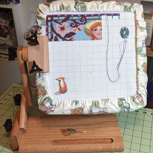 K's Creations STAINED Z-frame Lap Frame Needlework Stand Holds Qsnaps,  Stretcher Bars, & Scroll Frames up to 22 -  Australia