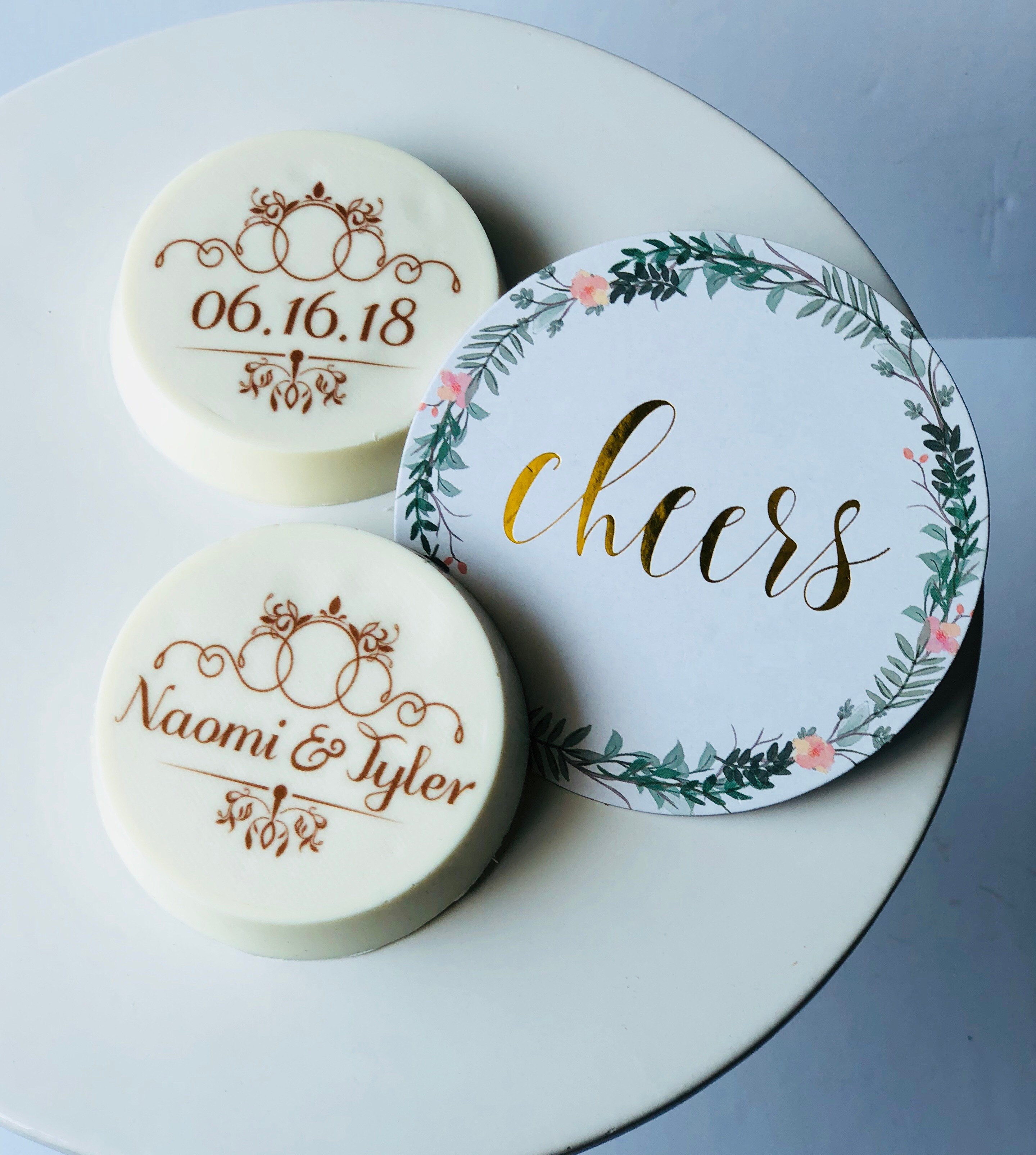 Personalized Chocolate Wedding Favors