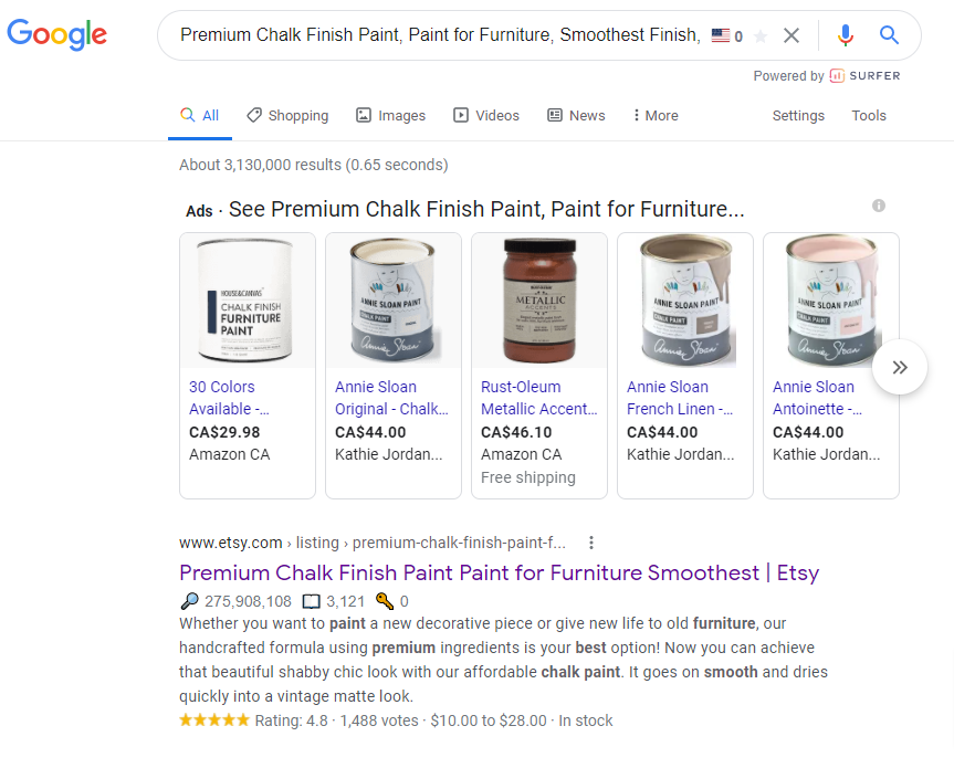 Solved Listing not showing up on Google anymore...help! to the Etsy Community