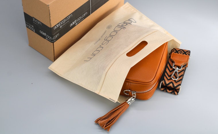 Teddy Bag For Women With Gold Zipper, Teddy Fell Leather Bag With Patterned Wide Straps, Gift For Her, Christmas Gift -Jewellery Soldes Boutique