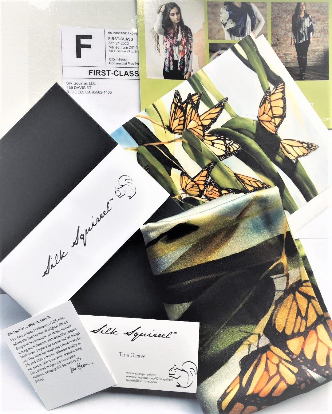 Poinsettia Silk Satin Scarf - Holiday Red Silk Scarf - Scarf For Her - Christmas Gift - 15"x 60" -Jewellery Soldes Boutique