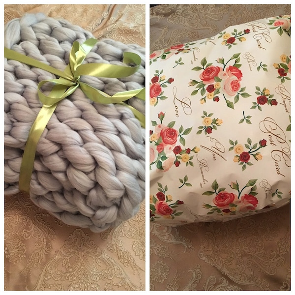 DIY Chunky Knit Blanket Kit DIY KNIT Kit Chunky Kit Giant Etsy