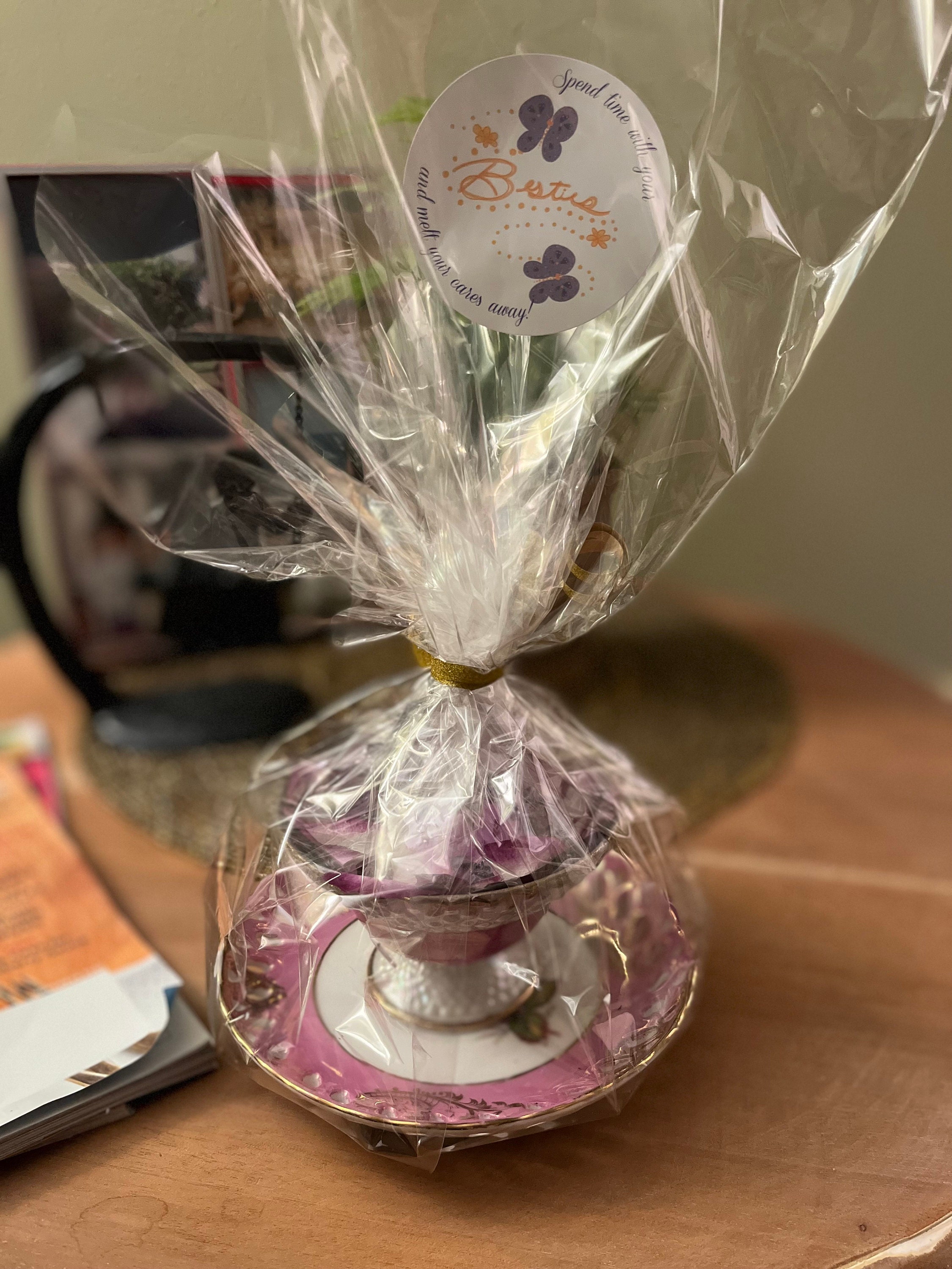 Beautiful Elegant Teacup Candles 100 Hand Poured Soy Wax Lavender Rose