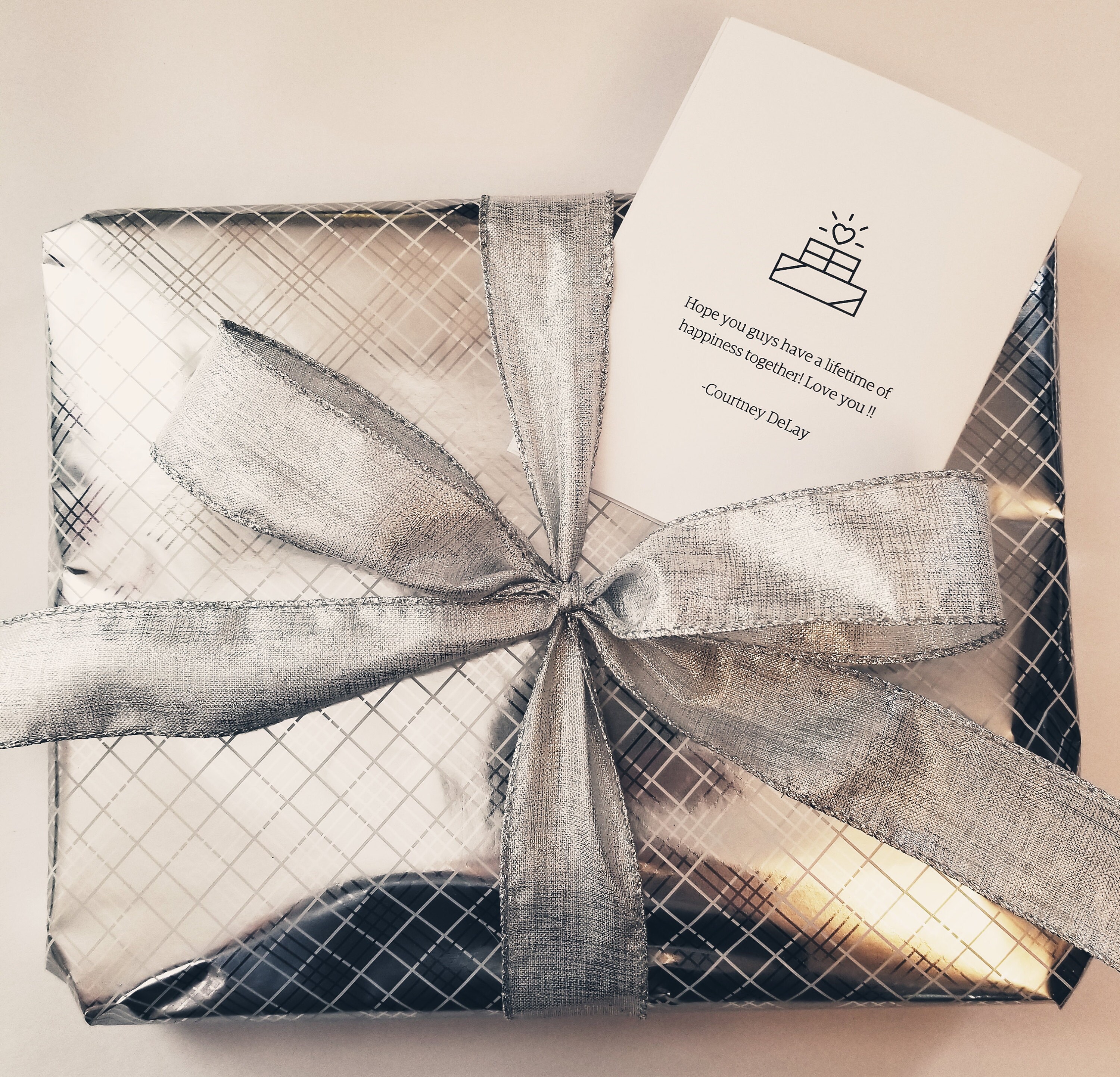 Burlap & Lace Guest Book Set Wedding Shower Birthday