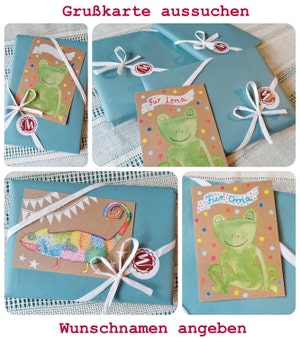 Frosch Mit Blume – Klappkarte Für Einladungen (Geburtstag, Hochzeit, Taufe) Inkl. Umschlag | Made In Germany