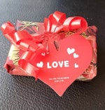 Gold-Obsidian Donut Anhänger 45mm - Natürlicher Edelstein Schmuck