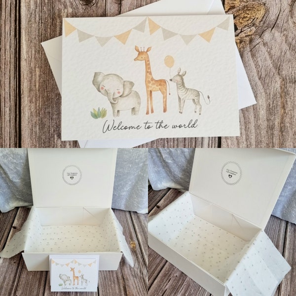 Twin Baby Gift Box, Twin Unisex Baby Gift Hamper, Twin Baby Shower Gift