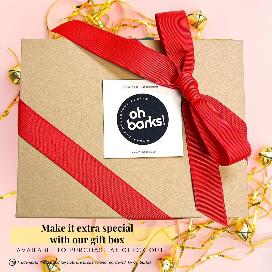 Dog Bandana • Personalized Dog Bandana • Christmas Tartan Dog Bandana • New Puppy Gift -Jewellery Soldes Boutique