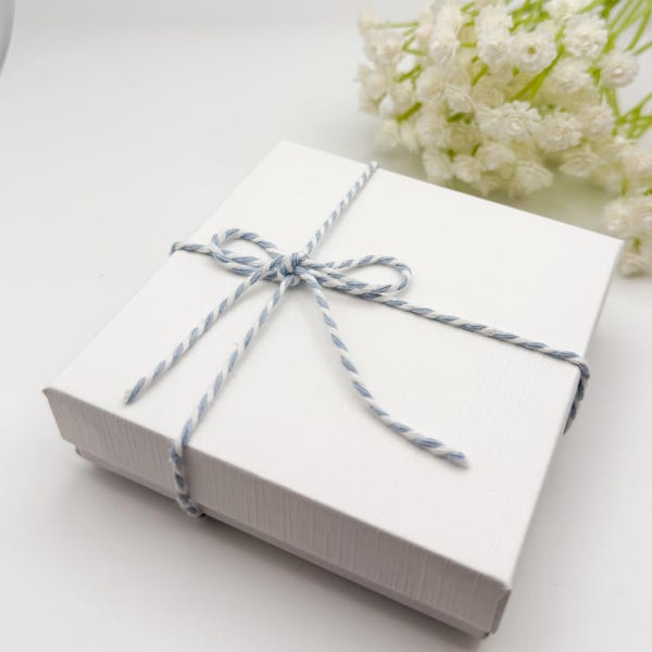 Engaged Script Personalized Jewelry Box Custom Name Gift Bridesmaid Proposal Present ...