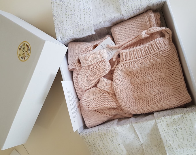 Disney 8-Piece Velvet Newborn Baby Gift Set – Beige | Premium Soft Velvet Bear Embroidery Outfit