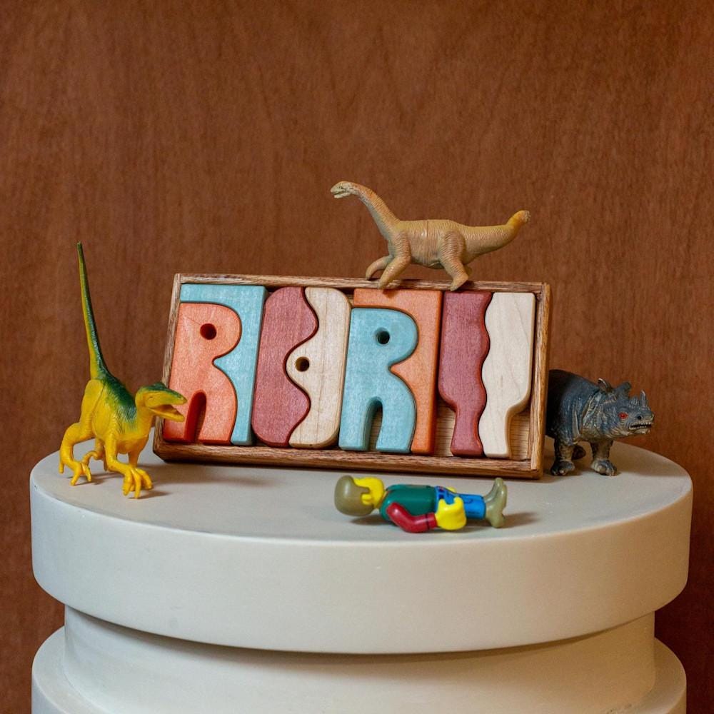 Custom Wooden Name Puzzle