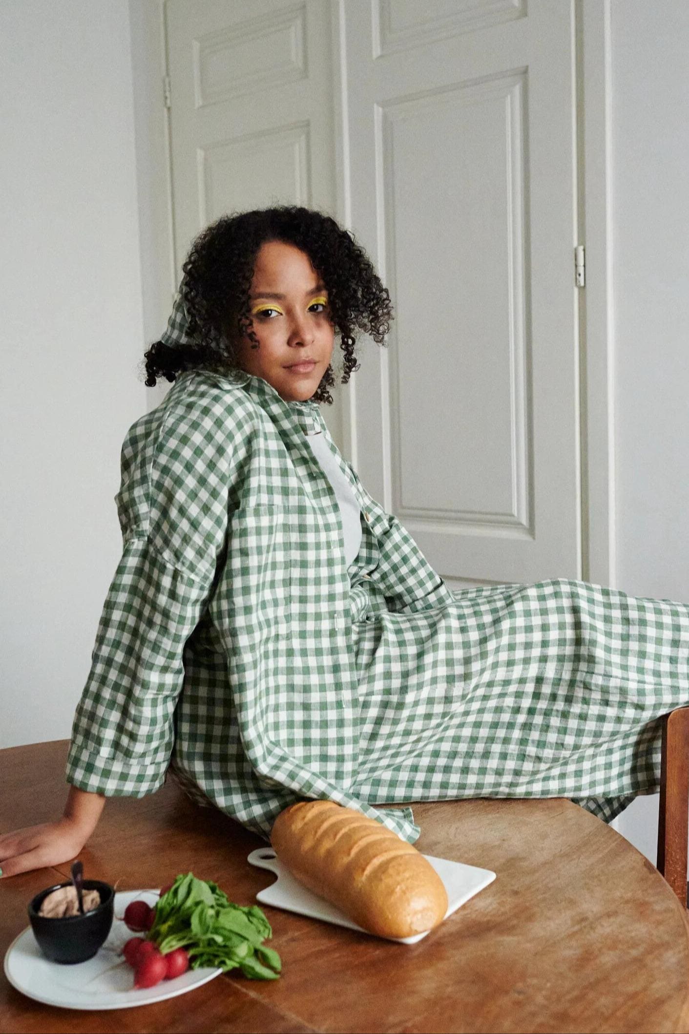 image containing listing Linen Shirt by Linenfox