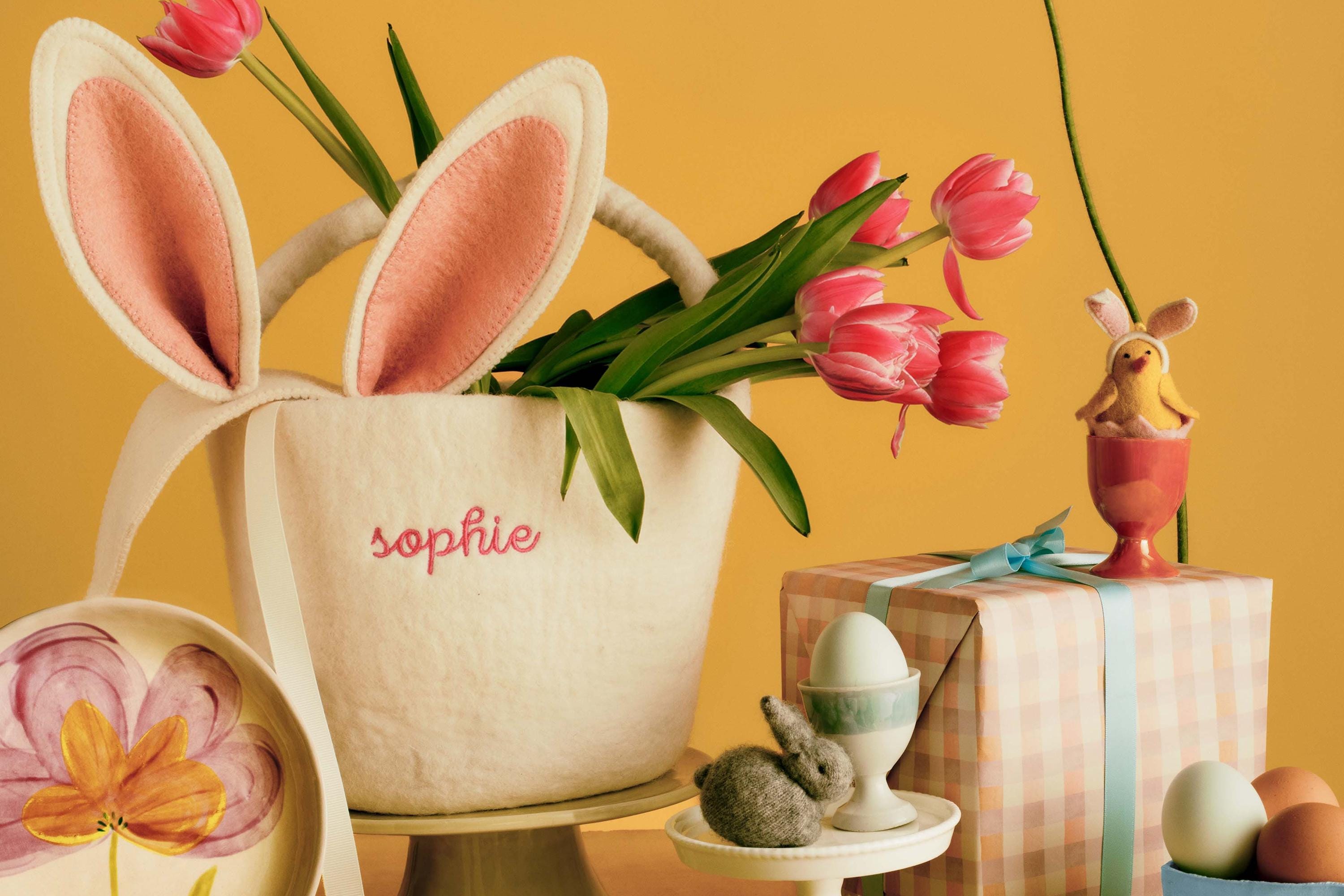 image containing listing Vintage-Style Bunny Ears Headband by Craftspring