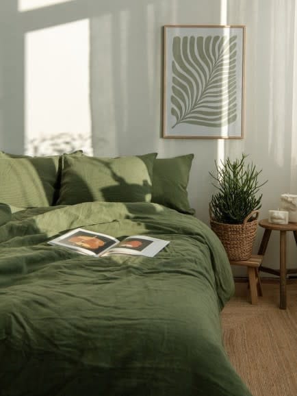 image containing listing Ropa de cama de lino de SAUTHS