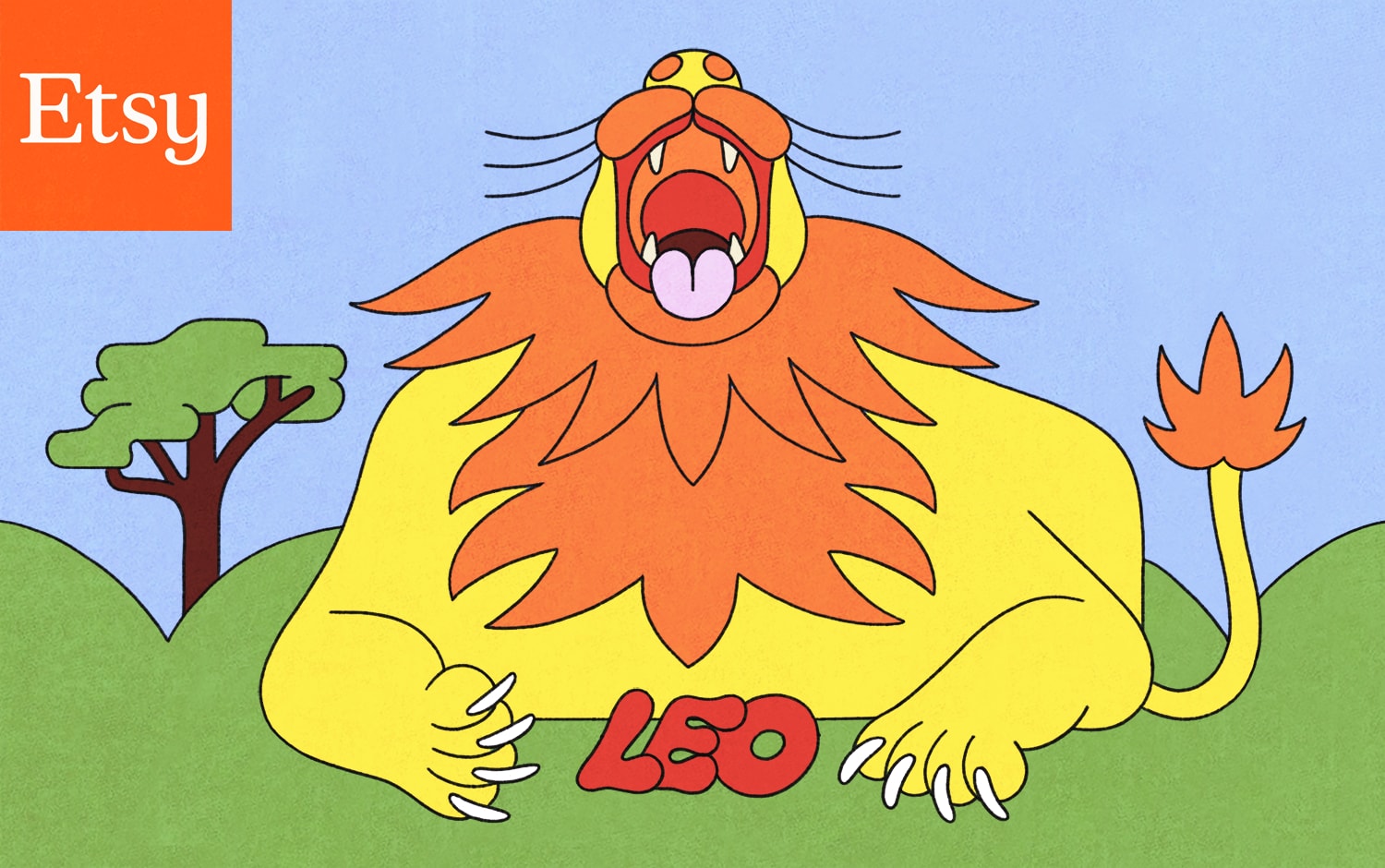 Lion roaring - Leo Zodiac