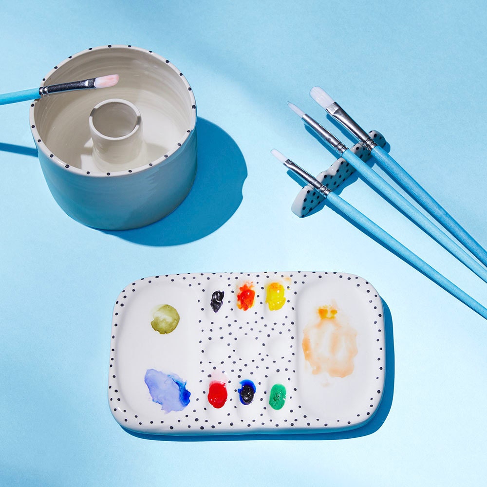 Essentials for making happy little trees or abstract pieces