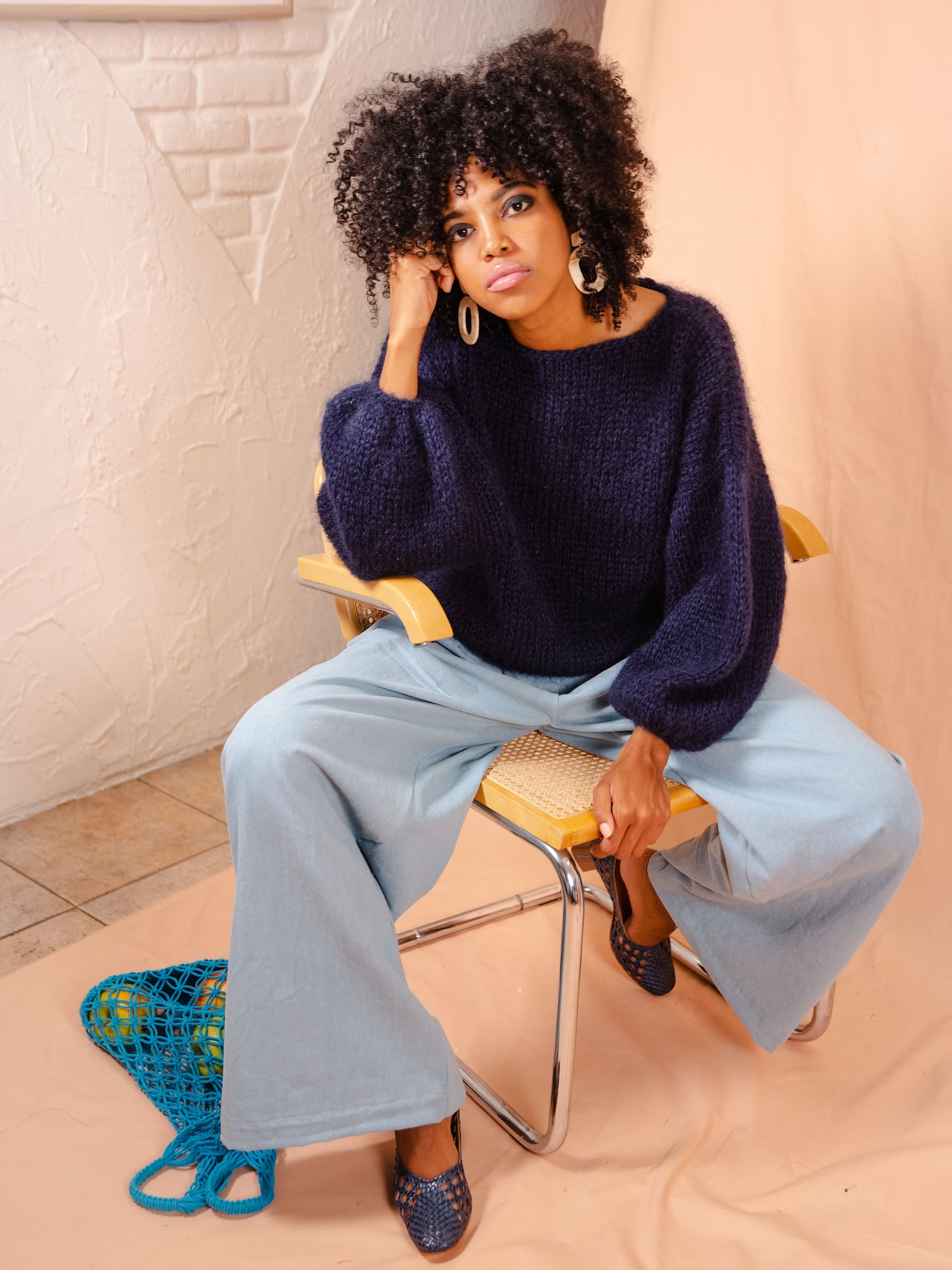 image containing listing Mohair Sweater from BlueAnemoneClothes