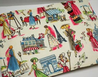 Pair of Placemats: Springtime in Paris