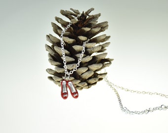 SALE! Jewelry Necklace on Chain for Women with Pendant Red Shoes