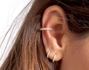 Small hoops earrings - Tiny hoops - hoop earrings - Dainty hoops - Huggie hoops - Thin hoops - Minimalist earrings - Minimal jewelry