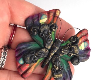 Iron Butterfly brooch by Marie Segal 2006 from the "lost archives" box