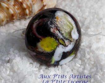 "Meteora" 3 Lampwork Glass ring