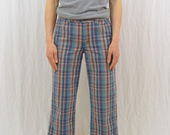 Vintage Plaid Capris, Size Small, 90's Clothing, Grunge, Tumblr Clothing, On Trend, Hipster, Indie Clothing, Plaid Pants