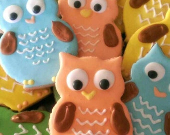 Owl cookies (12 cookies)