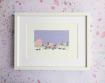 CLEARANCE - A4 Print - Croydon Saffron