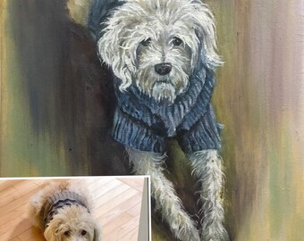 Pet commission pet portrait dog portrait cat portrait