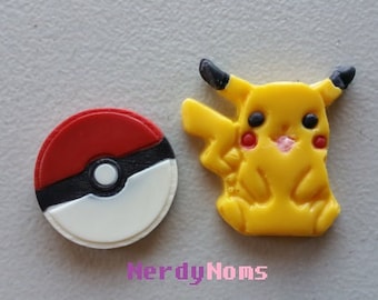 Chocolate Pikachu and Pokeball set, Pokemon