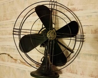 General electric antique fan cage fan vintage GE fan decorative classic working fan heavy duty fan