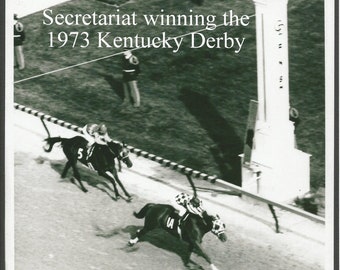 SECRETARIAT winning the Kentucky Derby - 8" x 10"