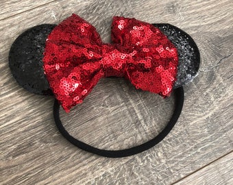 Minnie Mouse ears headband