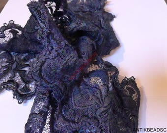 1 m antique lace silk