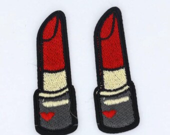 Red Lipstick Applique AG61