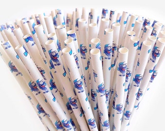 2 x 25 Bio-degradable paper drinking straws for all occasions