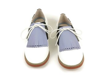 Lavender Kilties for Womens Golf Shoes, Lindy Hop Swing Dance Shoes Kilties Shoe Tongue, Best Golf Gifts Golf Accessories, Ladies Golf Shoes